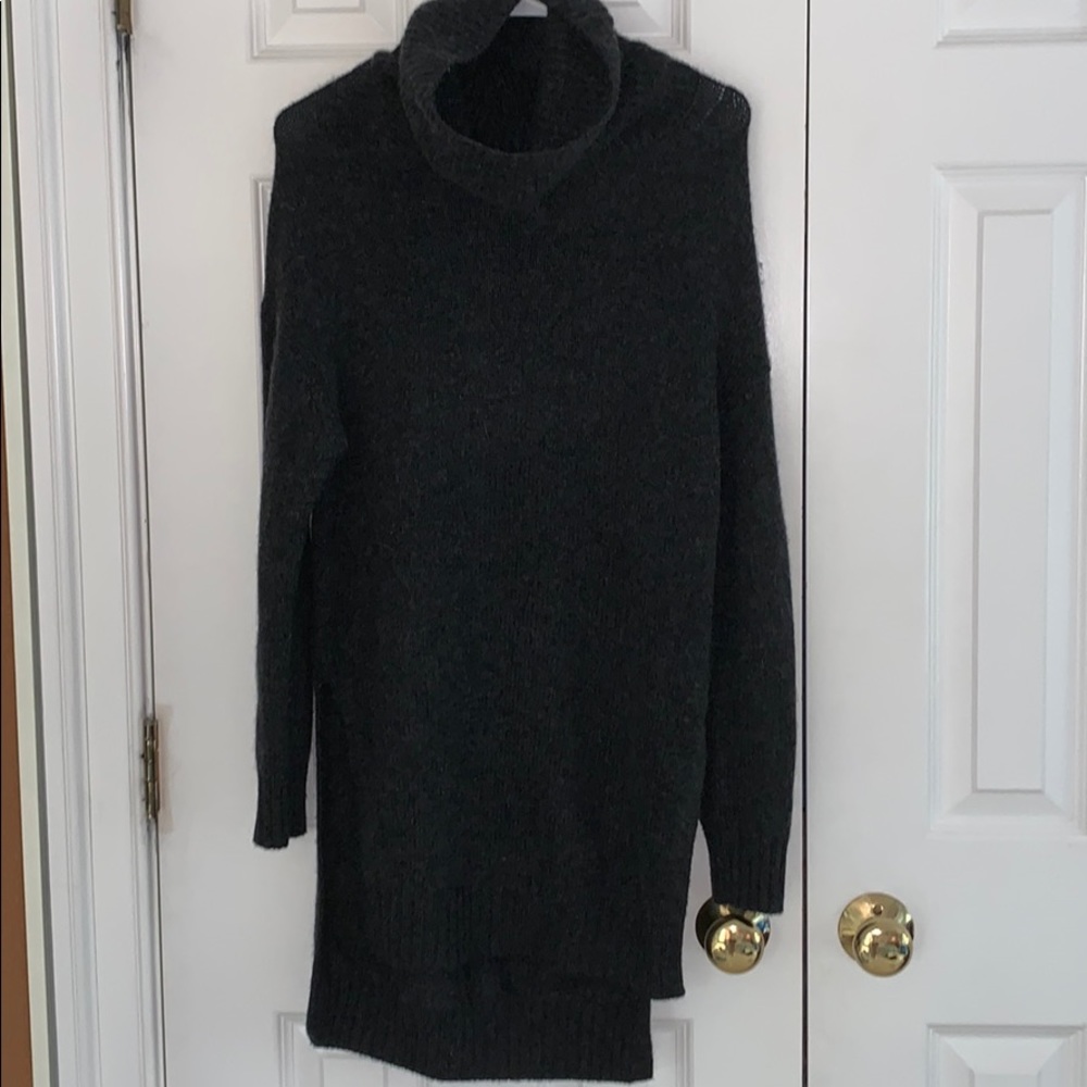 Long grey sweater